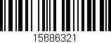 Código de barras (EAN, GTIN, SKU, ISBN): '15686321'