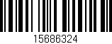 Código de barras (EAN, GTIN, SKU, ISBN): '15686324'