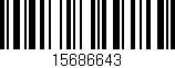 Código de barras (EAN, GTIN, SKU, ISBN): '15686643'