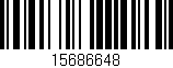 Código de barras (EAN, GTIN, SKU, ISBN): '15686648'