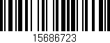 Código de barras (EAN, GTIN, SKU, ISBN): '15686723'