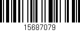 Código de barras (EAN, GTIN, SKU, ISBN): '15687079'