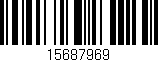 Código de barras (EAN, GTIN, SKU, ISBN): '15687969'