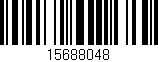 Código de barras (EAN, GTIN, SKU, ISBN): '15688048'