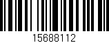 Código de barras (EAN, GTIN, SKU, ISBN): '15688112'
