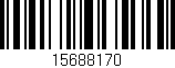 Código de barras (EAN, GTIN, SKU, ISBN): '15688170'