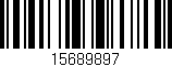 Código de barras (EAN, GTIN, SKU, ISBN): '15689897'