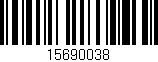 Código de barras (EAN, GTIN, SKU, ISBN): '15690038'
