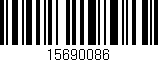 Código de barras (EAN, GTIN, SKU, ISBN): '15690086'