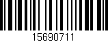 Código de barras (EAN, GTIN, SKU, ISBN): '15690711'