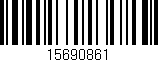 Código de barras (EAN, GTIN, SKU, ISBN): '15690861'