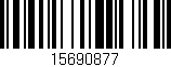 Código de barras (EAN, GTIN, SKU, ISBN): '15690877'