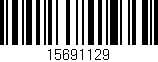 Código de barras (EAN, GTIN, SKU, ISBN): '15691129'