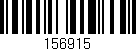 Código de barras (EAN, GTIN, SKU, ISBN): '156915'