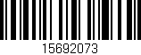 Código de barras (EAN, GTIN, SKU, ISBN): '15692073'