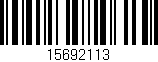 Código de barras (EAN, GTIN, SKU, ISBN): '15692113'