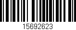 Código de barras (EAN, GTIN, SKU, ISBN): '15692623'