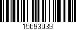 Código de barras (EAN, GTIN, SKU, ISBN): '15693039'