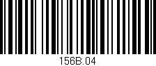 Código de barras (EAN, GTIN, SKU, ISBN): '156B.04'