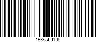 Código de barras (EAN, GTIN, SKU, ISBN): '156bo00109'