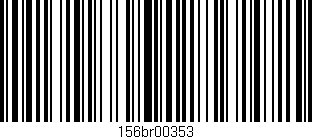 Código de barras (EAN, GTIN, SKU, ISBN): '156br00353'