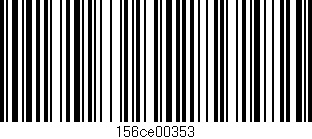 Código de barras (EAN, GTIN, SKU, ISBN): '156ce00353'