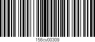 Código de barras (EAN, GTIN, SKU, ISBN): '156cy00309'