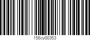 Código de barras (EAN, GTIN, SKU, ISBN): '156cy00353'