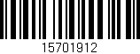 Código de barras (EAN, GTIN, SKU, ISBN): '15701912'