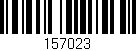 Código de barras (EAN, GTIN, SKU, ISBN): '157023'