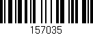 Código de barras (EAN, GTIN, SKU, ISBN): '157035'