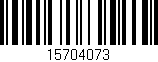 Código de barras (EAN, GTIN, SKU, ISBN): '15704073'