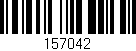 Código de barras (EAN, GTIN, SKU, ISBN): '157042'