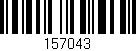 Código de barras (EAN, GTIN, SKU, ISBN): '157043'