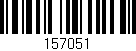Código de barras (EAN, GTIN, SKU, ISBN): '157051'