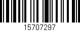 Código de barras (EAN, GTIN, SKU, ISBN): '15707297'