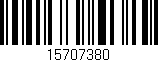 Código de barras (EAN, GTIN, SKU, ISBN): '15707380'