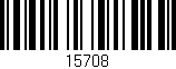 Código de barras (EAN, GTIN, SKU, ISBN): '15708'