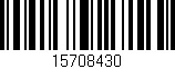 Código de barras (EAN, GTIN, SKU, ISBN): '15708430'