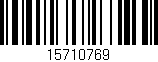 Código de barras (EAN, GTIN, SKU, ISBN): '15710769'