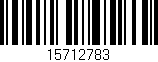 Código de barras (EAN, GTIN, SKU, ISBN): '15712783'