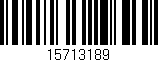 Código de barras (EAN, GTIN, SKU, ISBN): '15713189'
