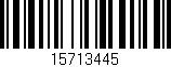 Código de barras (EAN, GTIN, SKU, ISBN): '15713445'