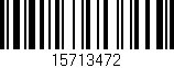 Código de barras (EAN, GTIN, SKU, ISBN): '15713472'