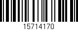 Código de barras (EAN, GTIN, SKU, ISBN): '15714170'