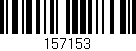 Código de barras (EAN, GTIN, SKU, ISBN): '157153'