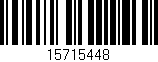 Código de barras (EAN, GTIN, SKU, ISBN): '15715448'
