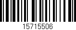 Código de barras (EAN, GTIN, SKU, ISBN): '15715506'