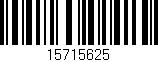 Código de barras (EAN, GTIN, SKU, ISBN): '15715625'