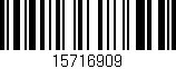 Código de barras (EAN, GTIN, SKU, ISBN): '15716909'